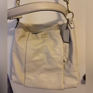 Coach Isabella Madison Light Milk Leather Shoulder Bag, Hobo Bag , HOBO 21224